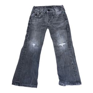 Boys True Religion Jeans Size 4 Black